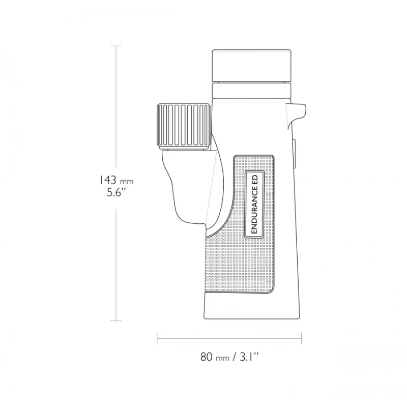 Monokular Hawke Endurance ED 10x42 zielony