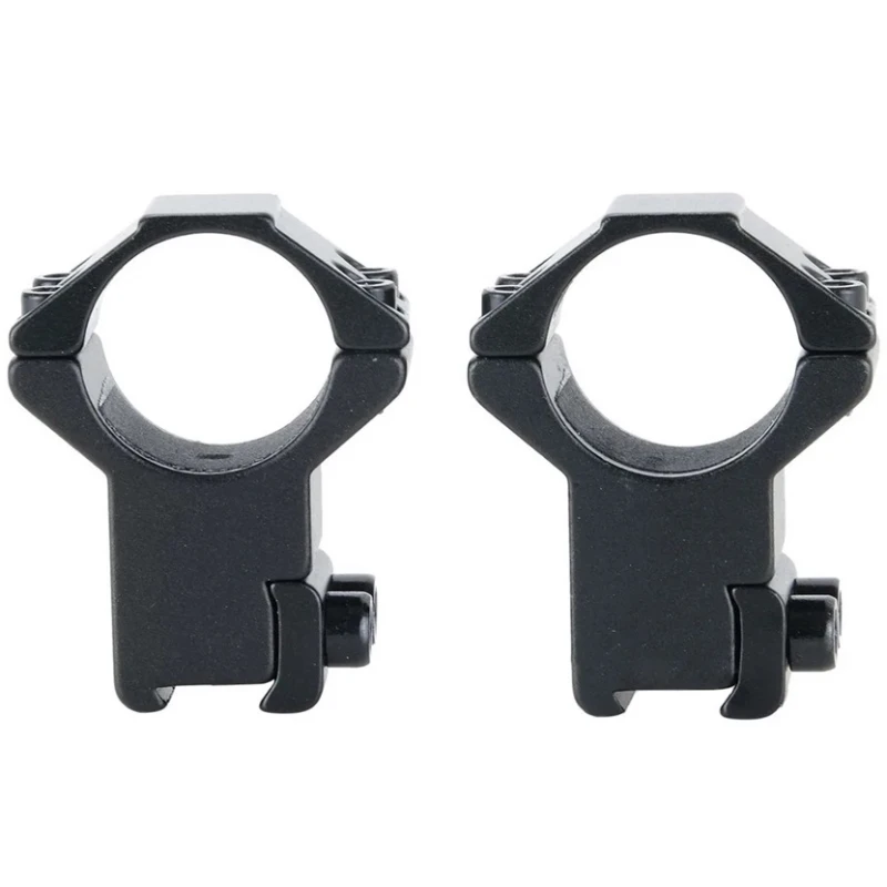 Montaż do lunety dwuczęściowy Genetic wysoki 1″ szyna 11 mm dovetail, kołek stopujący