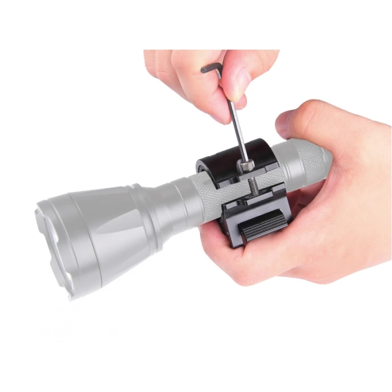 Montaż taktyczny niski Fenix ALG-00 do latarek, Picatinny, tubus 22,5–26 mm