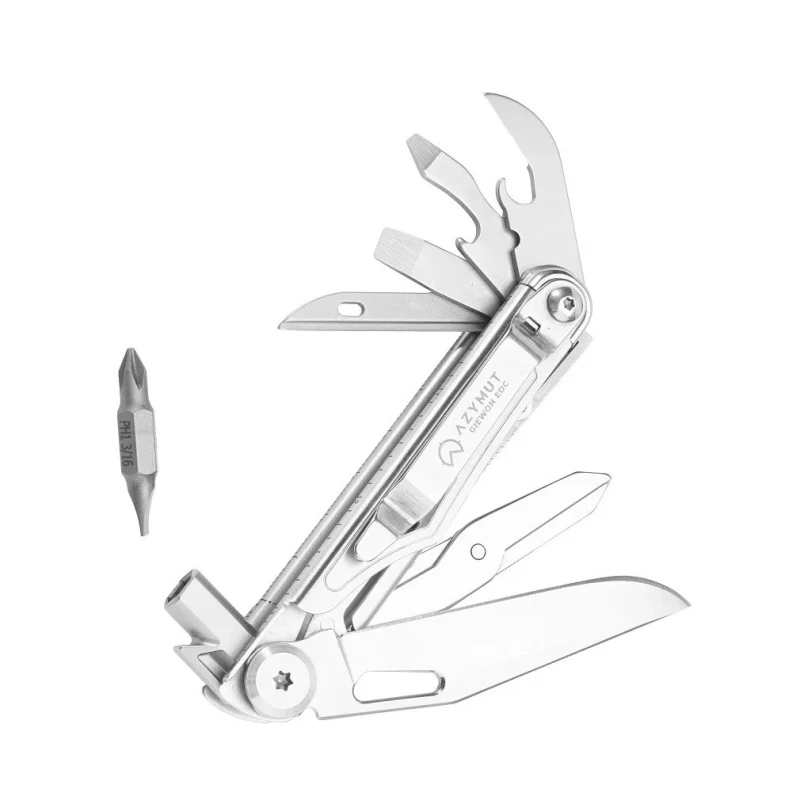 Multitool AZYMUT Giewon, 8 narzędzi + kabura do pasa H2038B