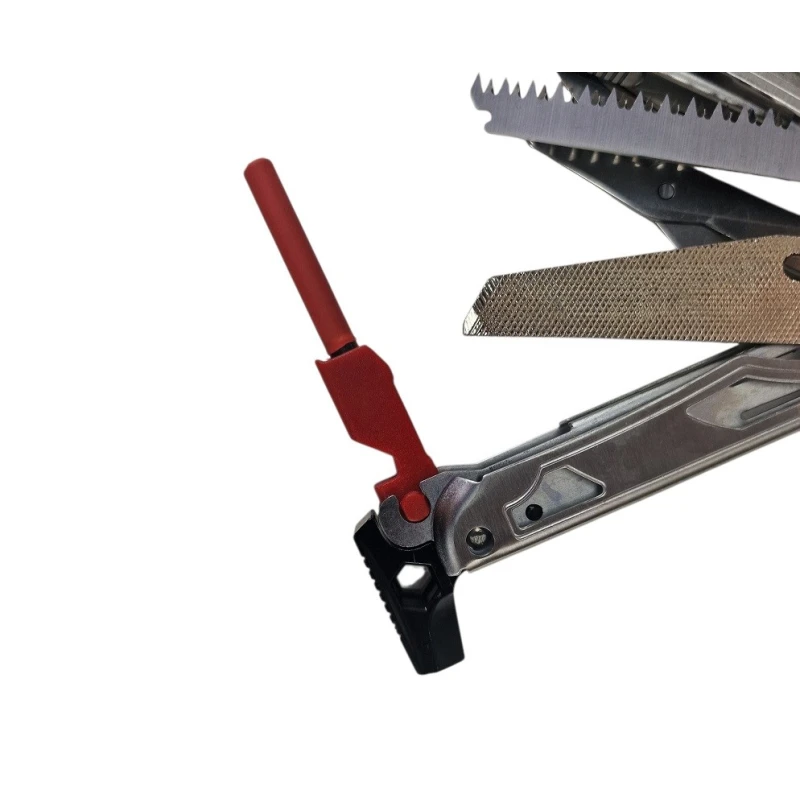 Multitool AZYMUT Giewon FS Fire Starter H2038A - survivalowy 19 narzędzi, krzesiwo, gwizdek, kabura 