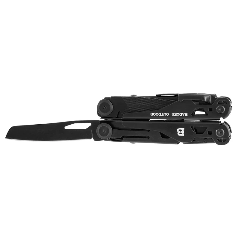 Multitool Badger Outdoor Solid black 16 narzędzi w etui z bitami