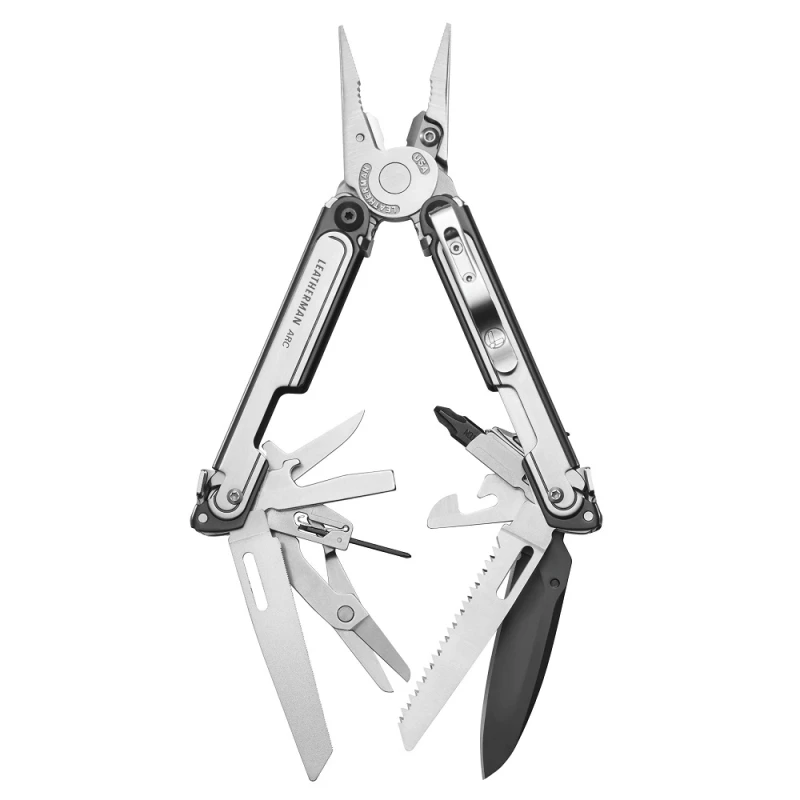 Multitool Leatherman ARC z nożem ze stali CMP kabura i bity