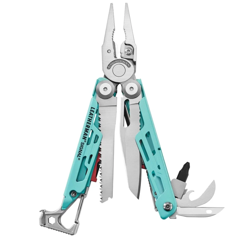 Multitool Leatherman Signal Aqua Stainless z kaburą 833187