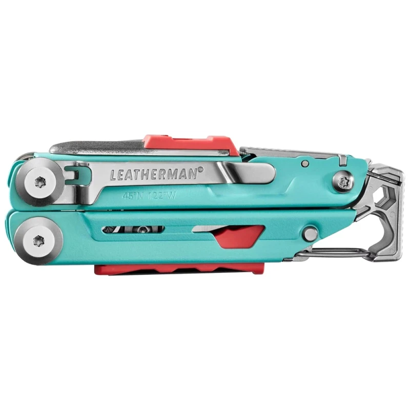 Multitool Leatherman Signal Aqua Stainless z kaburą 833187