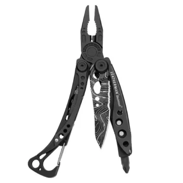 Multitool Leatherman Skeletool Black Topo - limitowana wersja