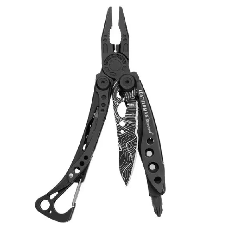 Multitool Leatherman Skeletool Black Topo - limitowana wersja