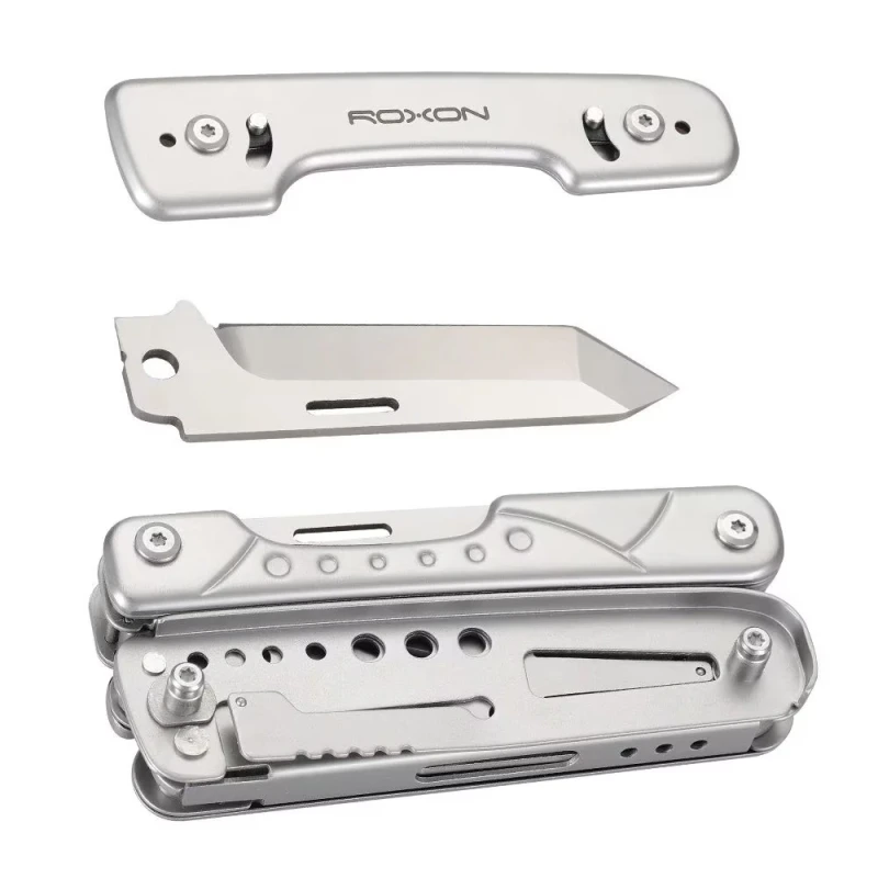 Multitool Roxon S802S Phantom 16 narzędzi w kaburze, otrze ze stali 8Cr13MoV