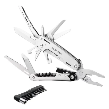 Multitool Roxon Storm S801S, 16 narzędzi w kaburze, ostrze ze stali 5Cr15MoV