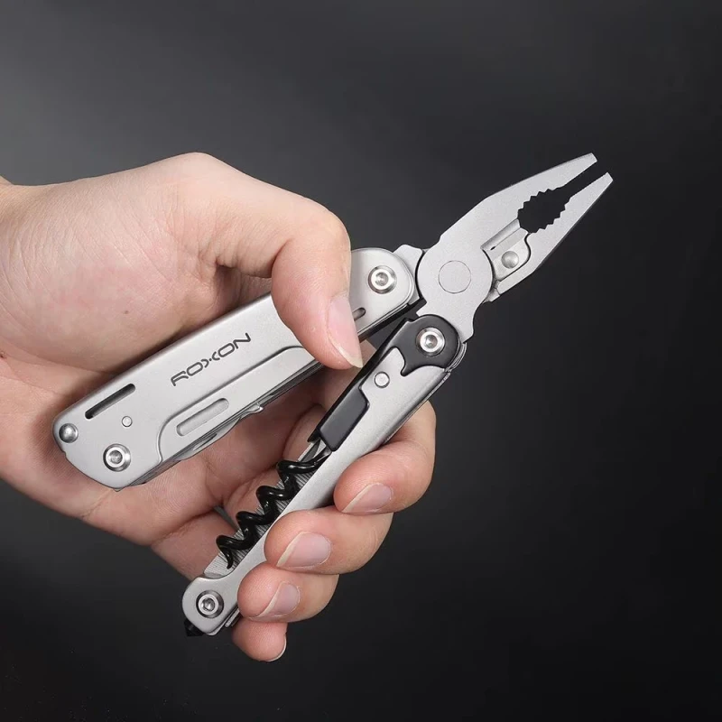 Multitool Roxon Storm S801S, 16 narzędzi w kaburze, ostrze ze stali 5Cr15MoV