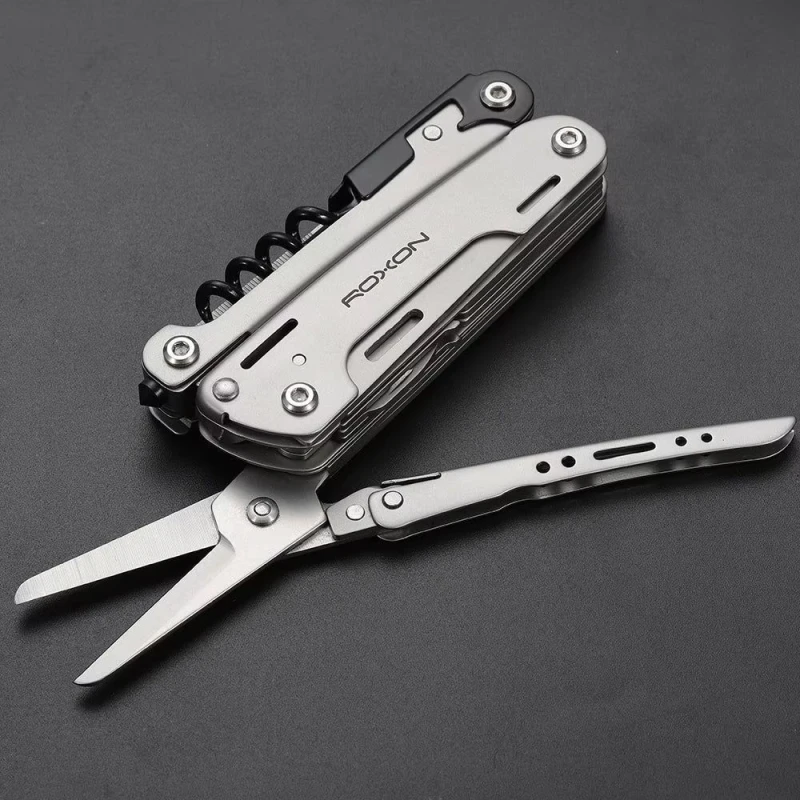 Multitool Roxon Storm S801S, 16 narzędzi w kaburze, ostrze ze stali 5Cr15MoV