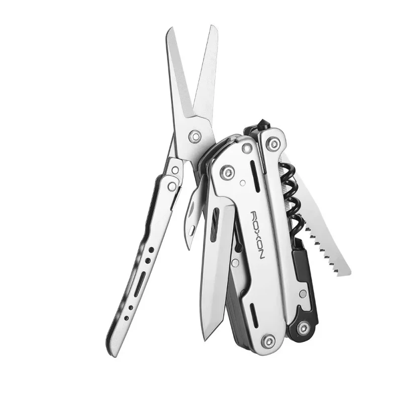 Multitool Roxon Storm S801S, 16 narzędzi w kaburze, ostrze ze stali 5Cr15MoV