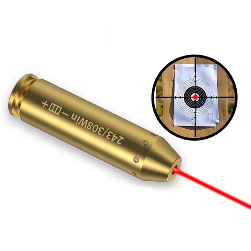 Nabój laserowy do kalibracji lunety .308 .243 Win przystrzeliwania broni
