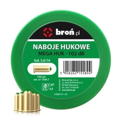 Naboje hukowe Mega Huk 5,6/16mm kal. .22 najgłośniejsze do pistoletu Stalker 100 szt.