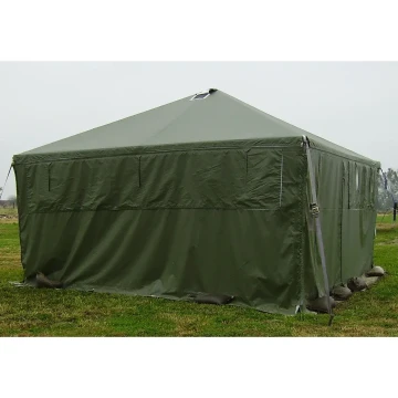 Namiot humanitarny CELINA HGPTS kryzysowy dla służb, obrony cywilnej - zielony khaki