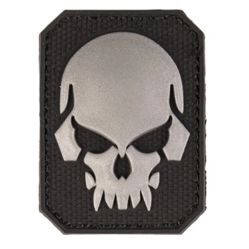 Naszywka emblemat skull mil-tec czarna czaszka