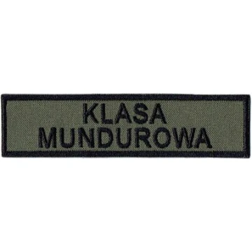 Naszywka Klasa Mundurowa oliwkowa