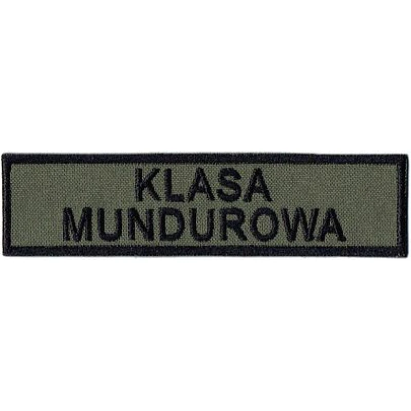 Naszywka Klasa Mundurowa oliwkowa