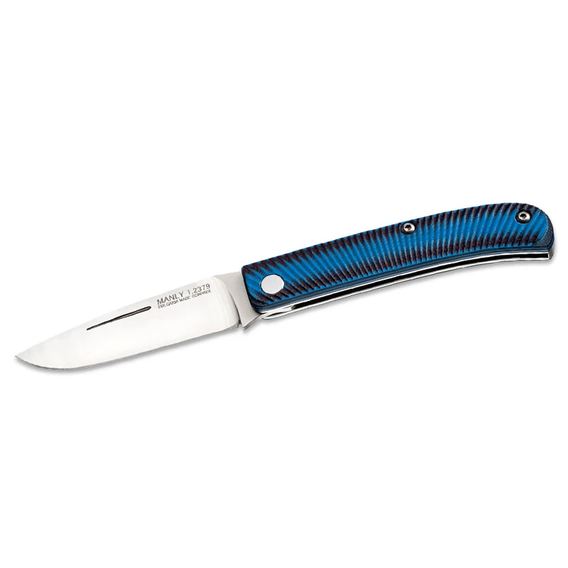 Nóż Manly Comrade D2 HRC 59/61 blue & black