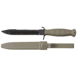 Nóż Glock MFH Outdoor oliwkowy ostrze z piłą - replika