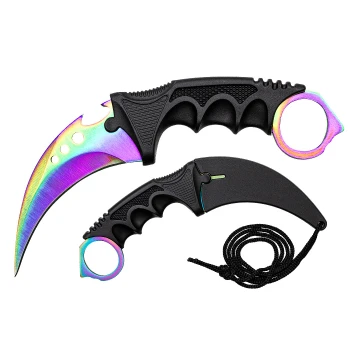 Nóż pazur Karambit CS:GO BSH ADVENTURE N-166F Rainbow 