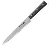 Japoński stal nóż Slicer micarta Samura 67 Damast 59-61HRC 195mm