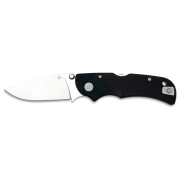 Nóż Manly City CPM S90V flat handle 60-62 HRC black płaski chwyt