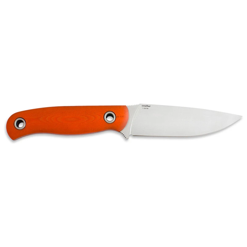 Nóż Manly Crafter orange D2 1.2379 G10 kabura kydex 