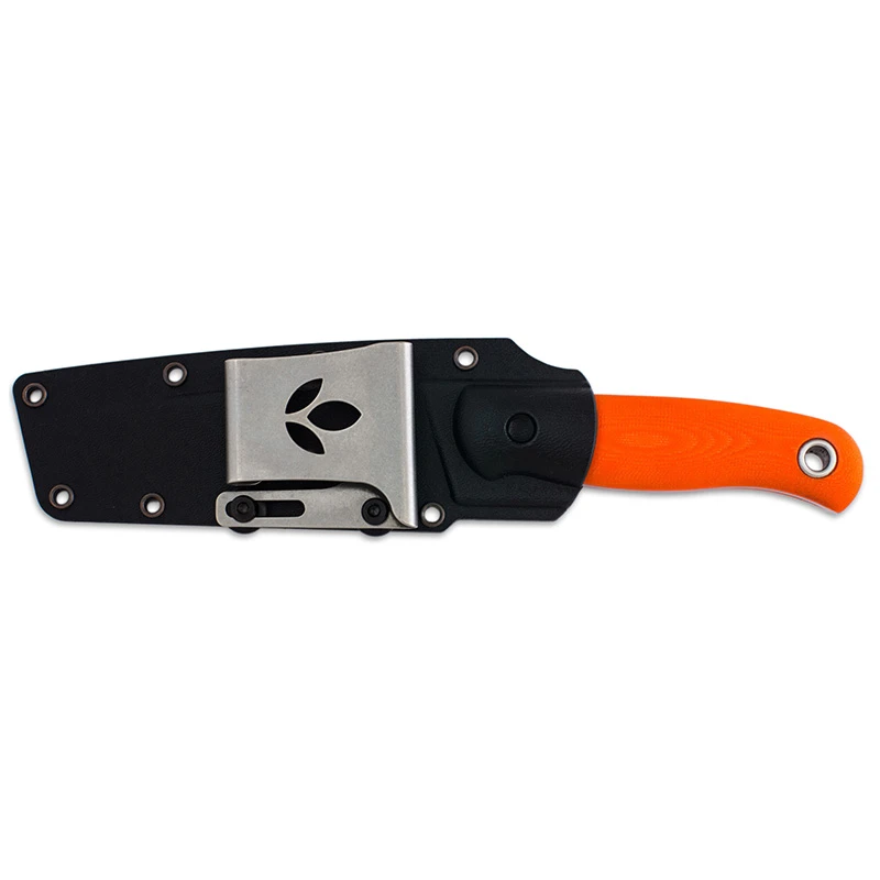 Nóż Manly Crafter orange D2 1.2379 G10 kabura kydex 