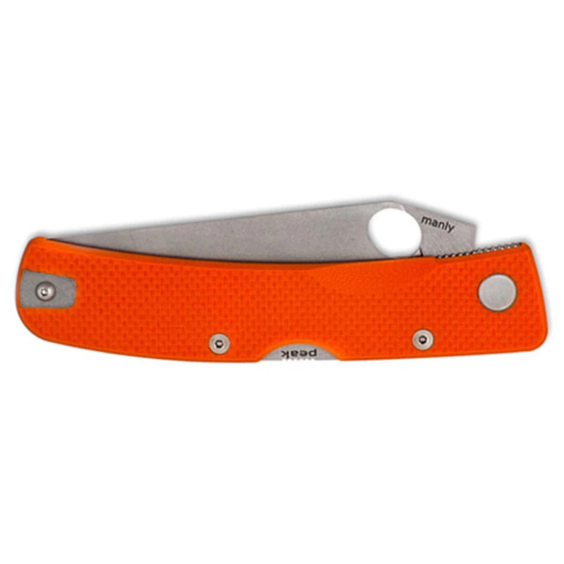 Nóż Manly Peak Orange One Hand D2 59-61 HRC