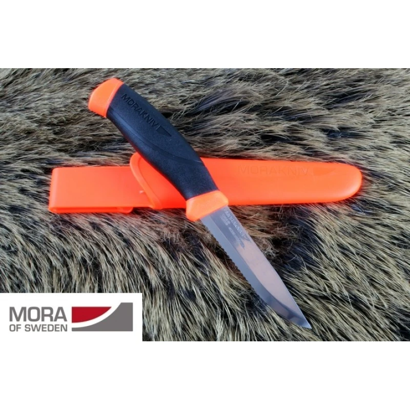 Nóż Mora Companion FS (Serrated) pomarańczowy ostrze ząbkowane