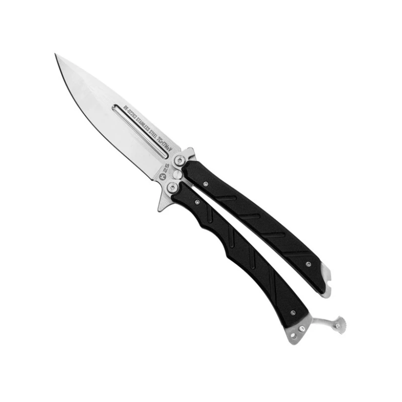 Nóż motylkowy Balisong K25 02263 CNC stal 7Cr17Mov