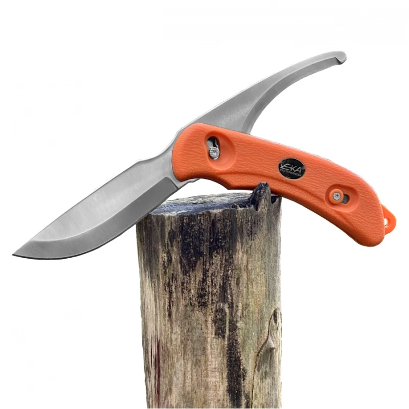 Nóż myśliwski EKA SwedBlade G4 do skórowania orange Sandvik 12C27