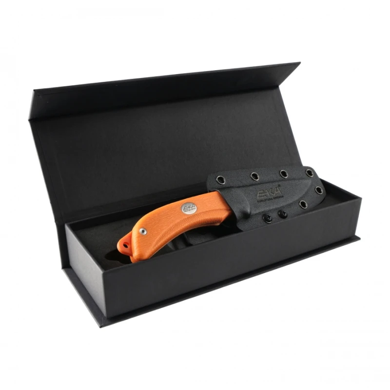 Nóż myśliwski EKA SwedBlade G5 do skórowania orange Sandvik 12C27 z pochwą