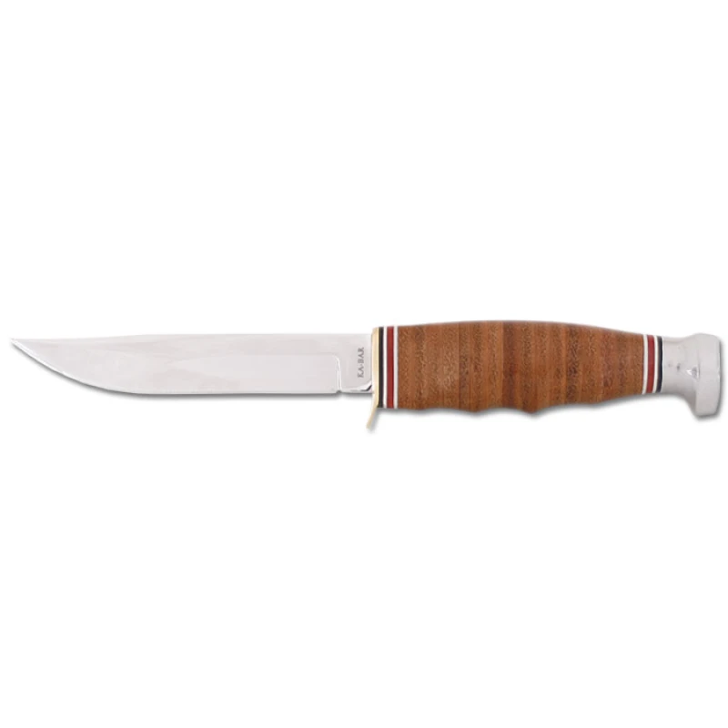 Nóż myśliwski Ka-Bar 1232 Leather Handled Hunter