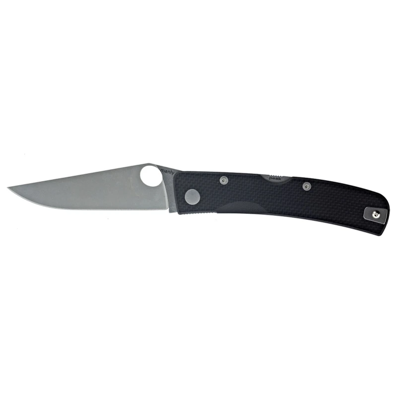 Nóż Manly Peak Black One Hand D2 59-61 HRC