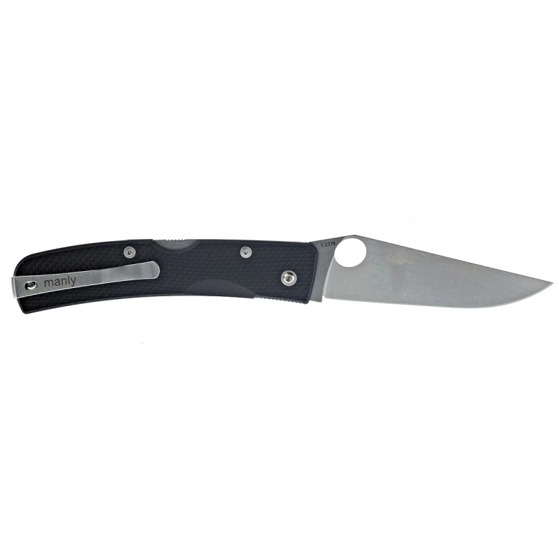 Nóż Manly Peak Black One Hand D2 59-61 HRC