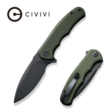 Nóż składany Civivi Mini Praxis D2. 59-61 hrc zielony w etui