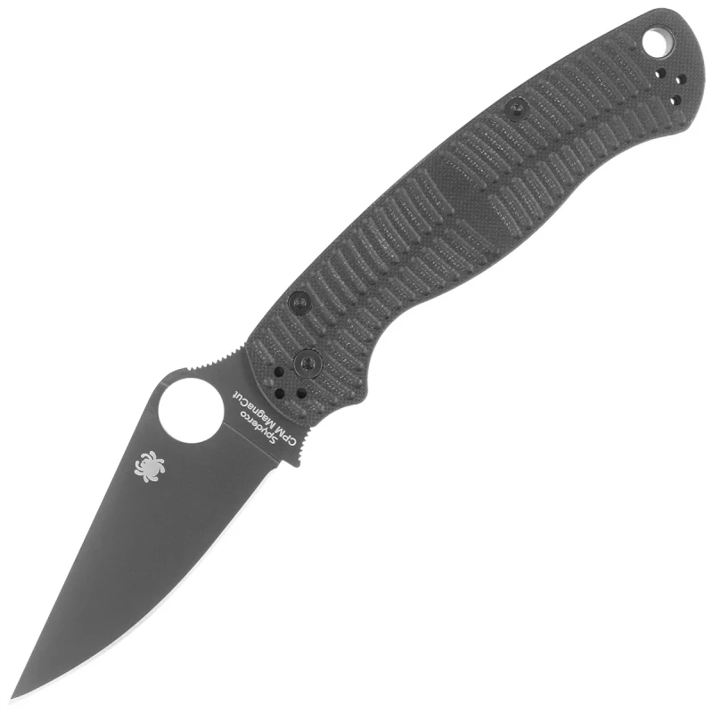 Nóż składany Spyderco Para Military 2 Black G10 DLC CPM MagnaCut by Sal Eric Glesser C81GMCBKP2