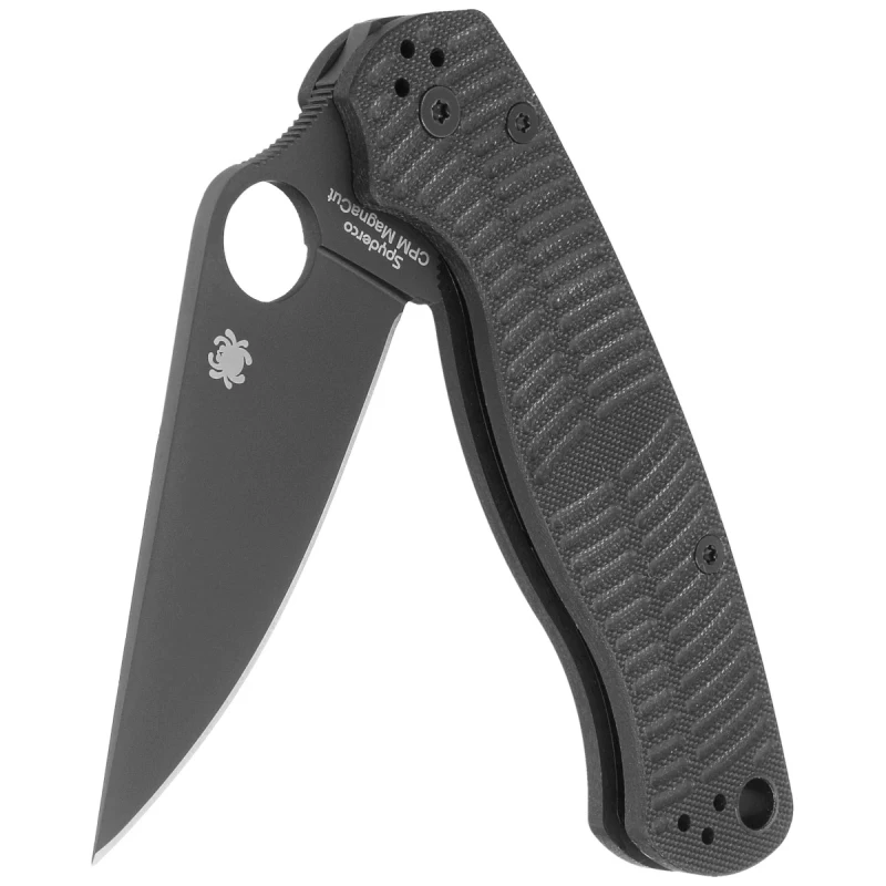 Nóż składany Spyderco Para Military 2 Black G10 DLC CPM MagnaCut by Sal Eric Glesser C81GMCBKP2