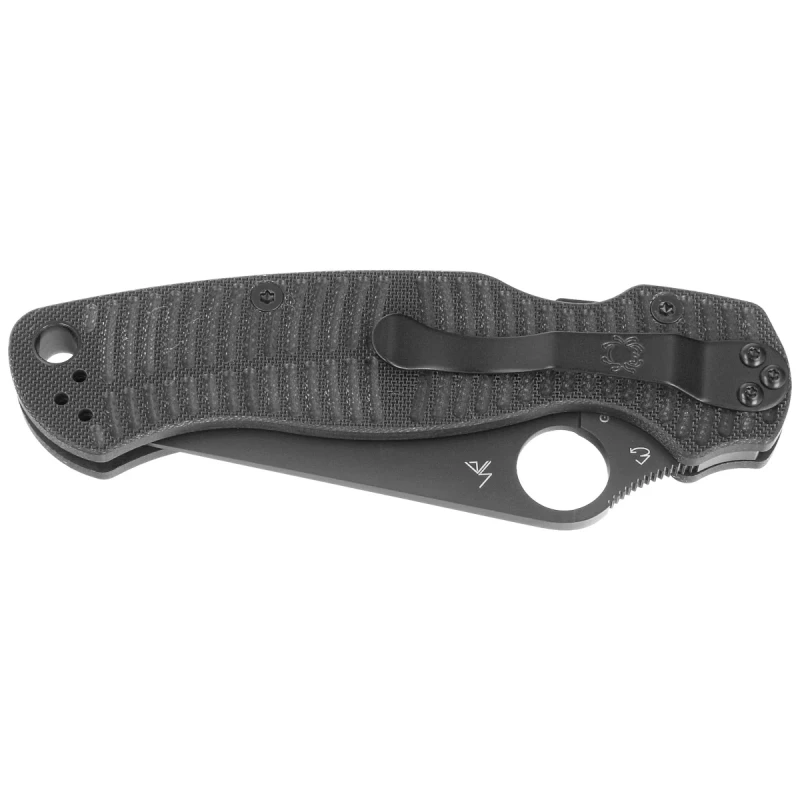 Nóż składany Spyderco Para Military 2 Black G10 DLC CPM MagnaCut by Sal Eric Glesser C81GMCBKP2