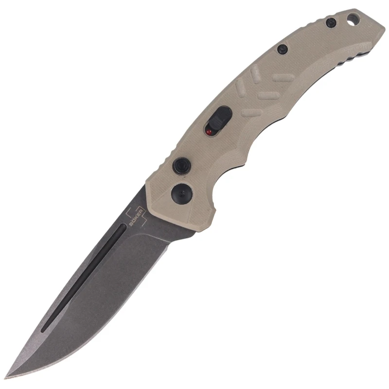 Nóż sprężynowy Boker Plus Intention II Coyote 01BO483