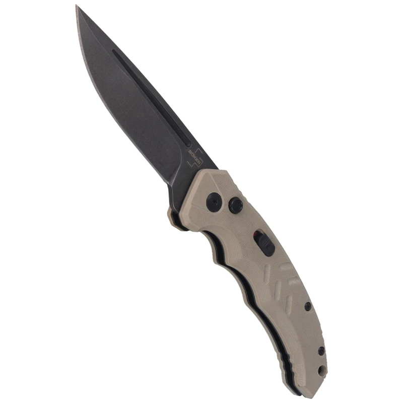 Nóż sprężynowy Boker Plus Intention II Coyote 01BO483