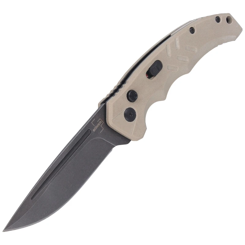 Nóż sprężynowy Boker Plus Intention II Coyote 01BO483