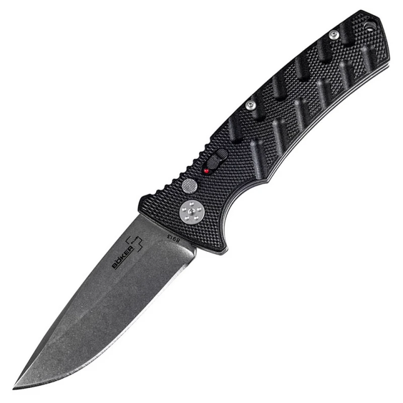 Nóż sprężynowy Boker Plus Strike Spearpoint Black 01BO400