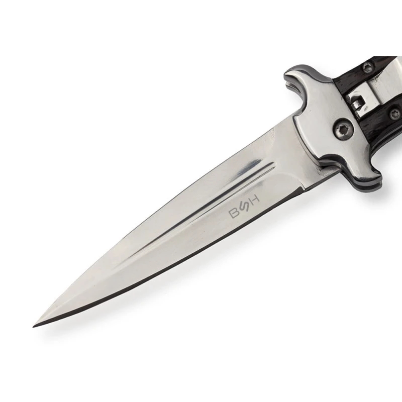 Nóż sprężynowy BSH Adventure N-513D w etui, składany