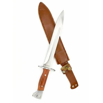 Nóż wojskowy 35 cm stylizowany na bagnet AK-47 sztylet + etui