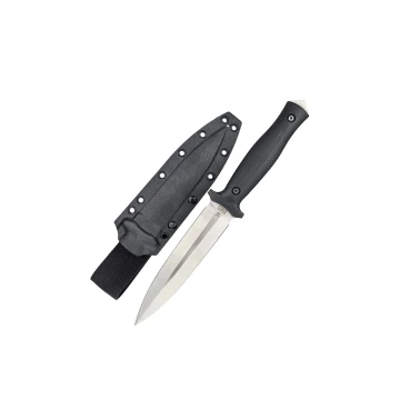 Nóż Za-Pas RH² Dagger Black sztylet G10 Satin, stal 1.4116, RH2-SAT-G10-BL 58 HRC