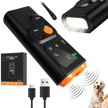 Ultradźwiękowy Odstraszacz Psów i Treser NUXIE USB-C dla rowerzystów, listonoszy