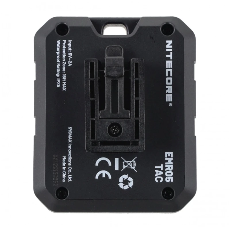 Odstraszacz komarów Nitecore EMR05TAC Fumigator czarny 5 metrów USB-C